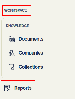 Muuvment IQ interface: Reports Menu